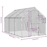 Aviary Anthracite 1.79x3x1.85 m Aluminium 3155802