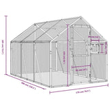 Aviary Anthracite 1.79x3x1.85 m Aluminium 3155802