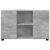 Sideboard with Shelf FLORIN Concrete Grey 88.5 x 30.5 x 55.5 cm 880294