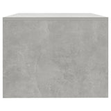 Coffee Table Concrete Grey 102x55x42 cm Engineered Wood 810921