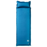 Self Inflating Camping Mattress with Pillow 1-Person Turquoise 4007130
