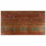 Table Top 120x70x2.5 cm Rectangular Solid Wood Reclaimed 371077