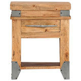 Bedside Cabinet Natural Wood Solid Acacia wood 40 x 30 x 51 cm 282749
