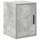 ZNTS Garage Cabinets 2 pcs Concrete Grey Engineered Wood 3328263