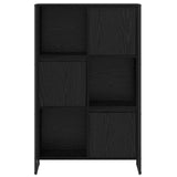 Book Cabinet Black Oak 68 x 30 x 108.5 cm Engineered Wood 886540