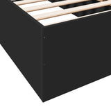 Bed Frame without Mattress Black 90x190 cm Single 3281064