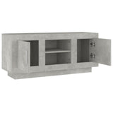 TV Cabinet Concrete Grey 102x35x45 cm Engineered Wood 811794