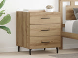 Bedside Cabinet Artisan Oak 40 x 40 x 66 cm Engineered Wood 882135
