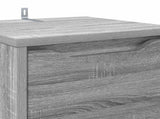 Bathroom Cabinet Grey Sonoma 30.5 x 30 x 101 cm Engineered Wood 888743