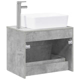 Bathroom Furniture Set Concrete Grey Engineered Wood 3404393