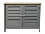 2 Hundred Page Doors MDF Spray Paint Bathroom Cabinet Gray 76520309