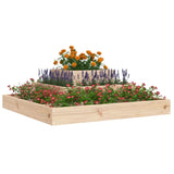 Planter 80x80x27 cm Solid Wood Pine 823864