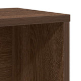 Bookcase Brown Oak 60x24x76.5 cm Engineered Wood 860388