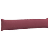 Sofa Pillows 2 pcs Wine Red 200 x 40 cm Fabric 42013871