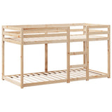 Bunk Bed without Mattress 90x190 cm Single Solid Wood Pine 3281972