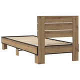 Bed Frame with Headboard Artisan Oak 80 x 200 cm 8009094