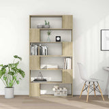 Book Cabinet Room Divider Sonoma Oak 100x24x188 cm 3082074
