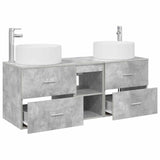 Bathroom Furniture Set 3 pcs Concrete Grey 3405950