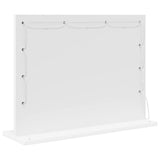 Vanity Mirror White 60 x 45 x 18 cm Glass and Engineered wood 868309