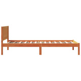 Bed Frame Brown 90 x 200 cm Solid Pine wood 872208