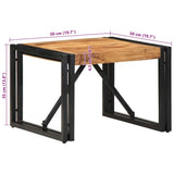 Coffee Table 50x50x35 cm Solid Wood Acacia 4016681