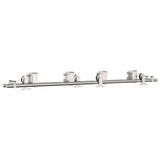 Sliding Door Hardware Kit 183 cm Stainless Steel Silver 3295759