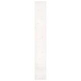 Book Cabinet/Room Divider White 80x30x199.5 cm Solid Wood Pine 808204