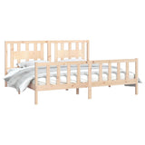 Bed Frame without Mattress Solid Wood Pine 200x200 cm 3188186