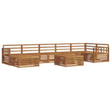 Outdoor Sofa Set 8 pcs Natural 3373849