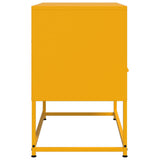 TV Cabinet Mustard Yellow 68x39x60.5 cm Steel 846551