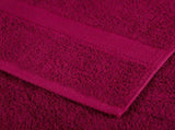 Premium Sauna Towels "SOLUND" 2 pcs Bordeaux 80x200 cm 600 gsm 137218
