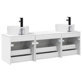Bathroom Cabinet Set 3 pcs White 49 x 44.5 x 65 cm 3405747