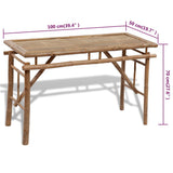 Patio Furniture Natural Bamboo Bamboo Small Foldable 41502