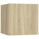 8 Piece TV Cabinet Set Sonoma Oak Engineered Wood 3114416