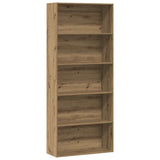 Book Cabinet Artisian Oak 80x30x189 cm Engineered Wood 3314677