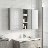 Bathroom Cabinet Set 3 pcs 120 x 14.5 x 70 cm Engineered wood 3403749