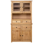 Highboard 93x40.5x180 cm Solid Pine Panama Range 282700