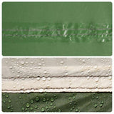 ZNTS Camping Tarp Green 430x380x210 cm Waterproof 94679