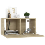 TV Cabinets 4 pcs Sonoma Oak 60x30x30 cm Engineered Wood 3078954