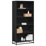 Bookcase Black 80.5x35x170.5 cm Engineered Wood 3300855