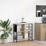 Bookshelf Sonoma Oak 82 x 32 x 79 cm Engineered Wood 883995