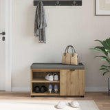 Hall Bench Artisan Oak 80 x 38 x 46 cm 891511