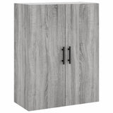 Highboard Grey Sonoma 69.5x34x180 cm Engineered Wood 3195761