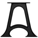 Coffee Table Legs 2 pcs with Arched Base A-Frame Cast Iron 245430