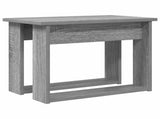 Coffee Table Set 2 pcs Grey Sonoma Engineered Wood 8000129