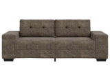 Loveseat Sofa with Cushion Dark grey Faux leather 4105121