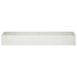 Retaining Wall 8 pcs 300 x 100 x 30 cm Steel White 3449241
