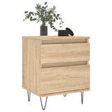 Bedside Cabinet Sonoma Oak 40x35x50 cm Engineered Wood 830674