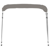 4-bow Bimini Top Grey 243x180x137 cm 94806