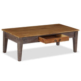 244968 Coffee Table Solid Wood Vintage 118x60x40 cm